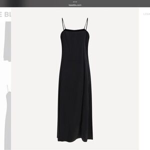 Prada Black silk Maxi Dress with Spaghetti Straps